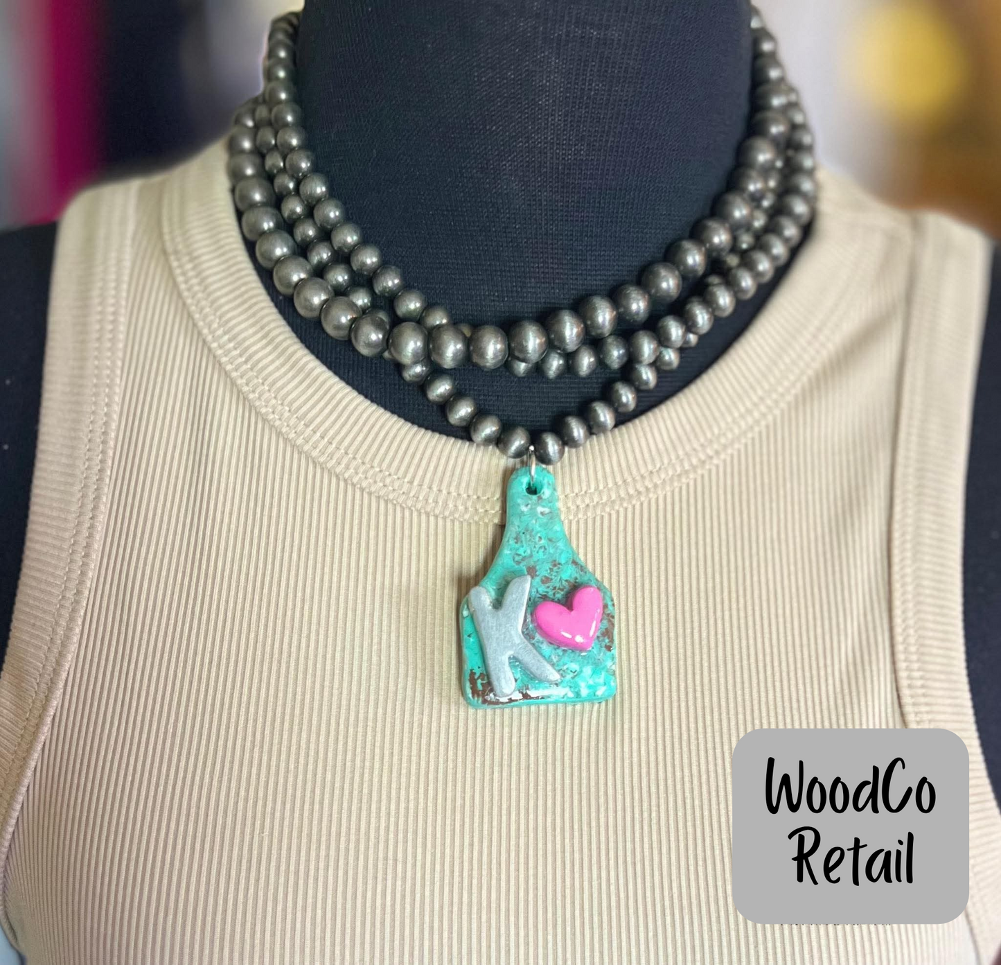 Initial Tag necklace