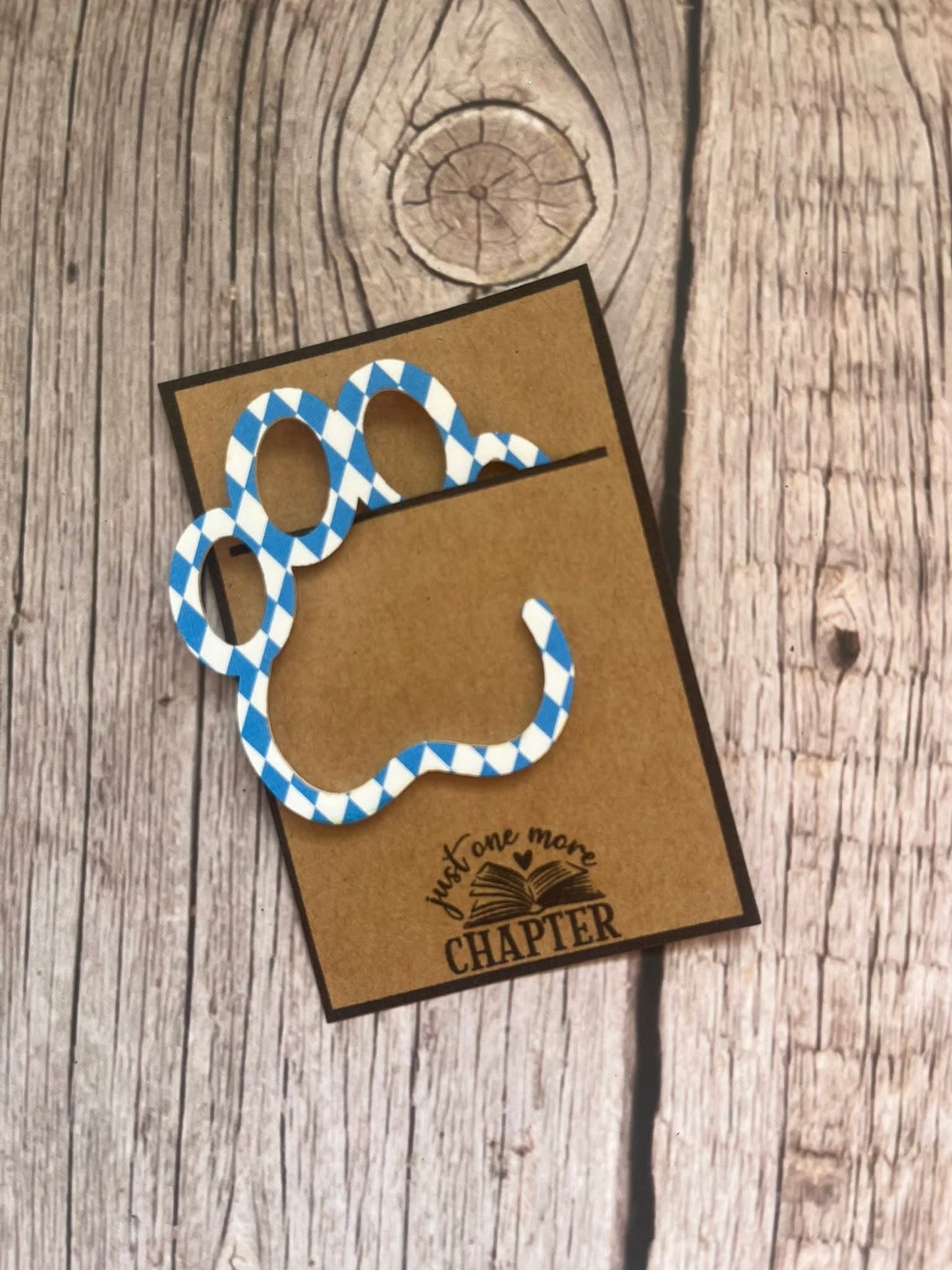 Acrylic pawprint bookmark