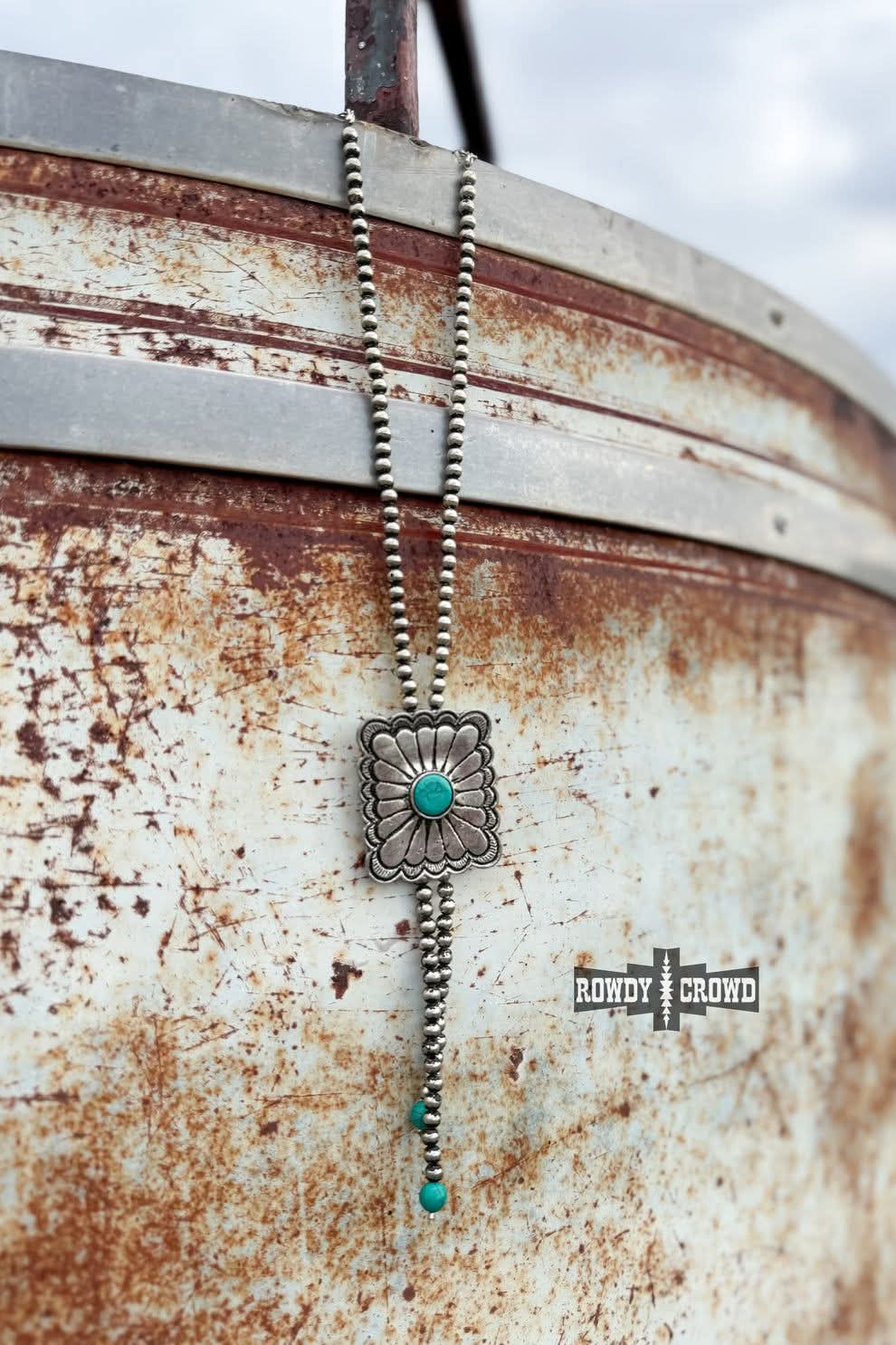 Concho necklace