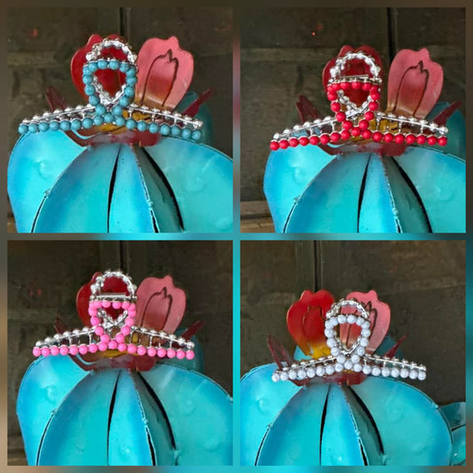 Large metal claw clips