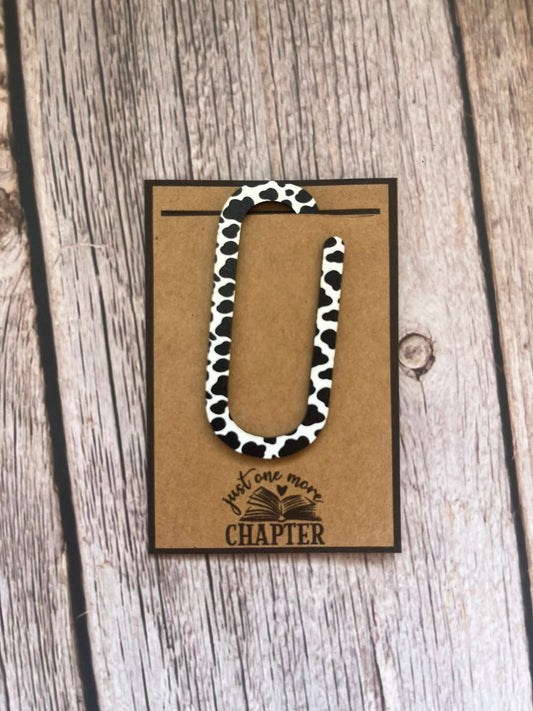 Acrylic paperclip bookmark