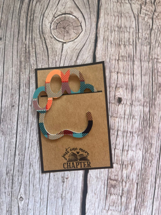 Acrylic pawprint bookmark