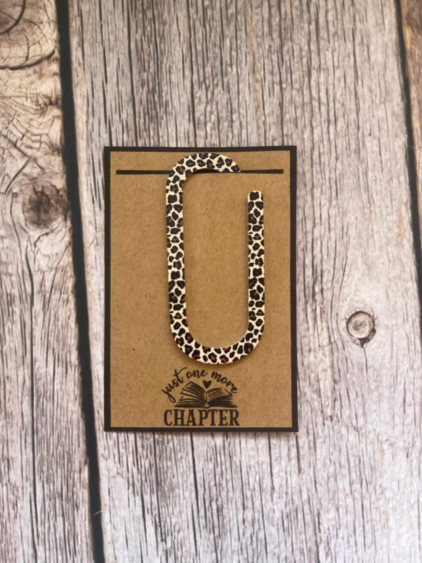 Acrylic paperclip bookmark