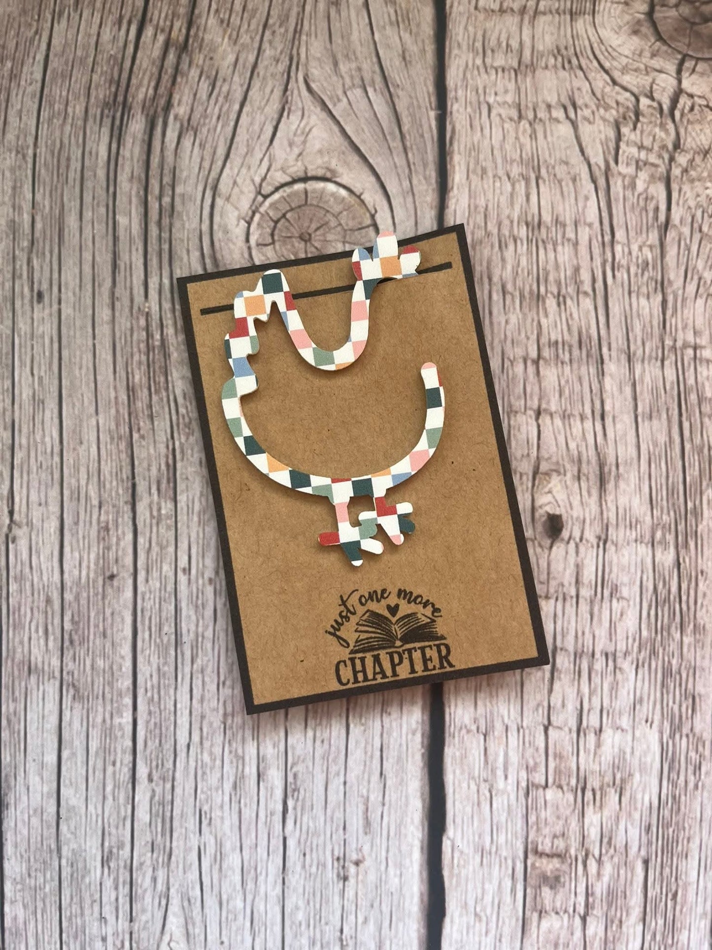 Acrylic chicken bookmark